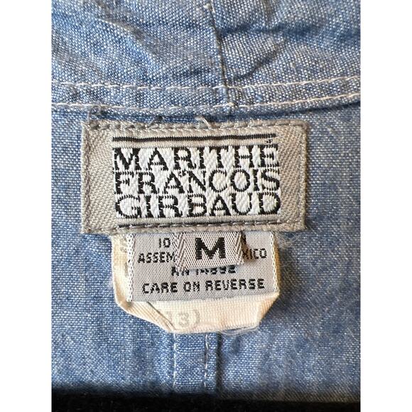 Vintage 90's Marithe Francois Girbaud Overshirt Chore Jacket Size Medium - Picture 5 of 8
